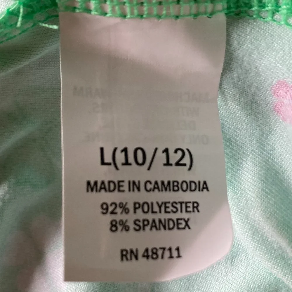 Girls Shamrock Rainbow Dress Size 10/12 NEW